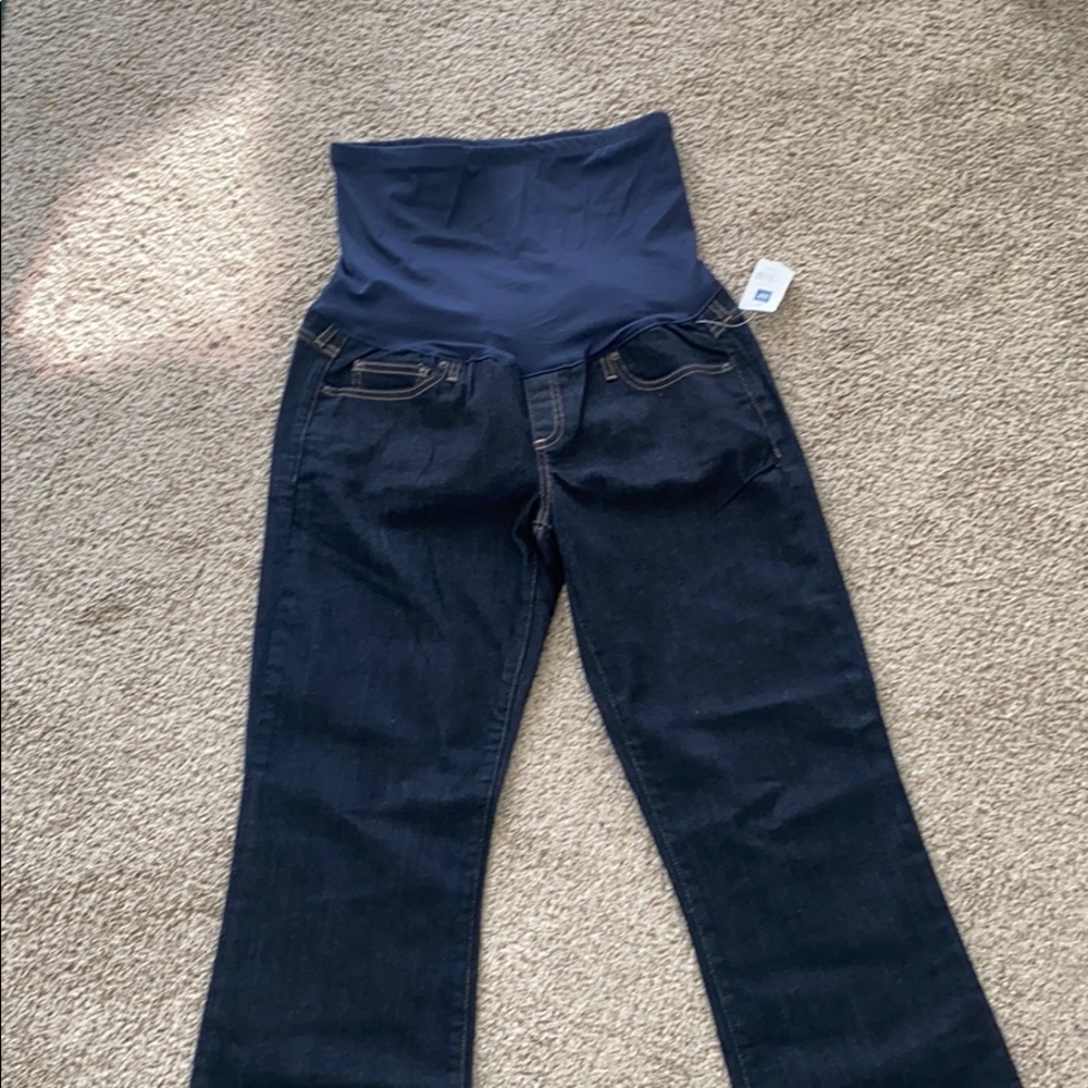 Maternity gap flare leg jeans